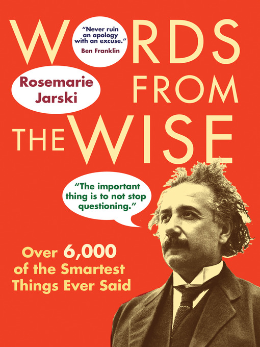 Title details for Words From The Wise by Rosemarie Jarski - Available